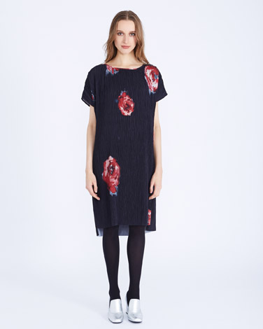 Carolyn Donnelly The Edit Print Pleat Dress